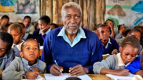 84-year-old grandfather returns to school in order to read letter that he has kept for decades
