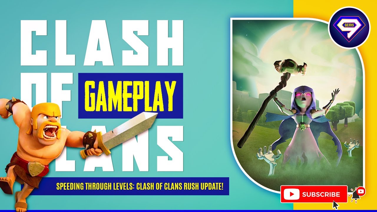 Speeding Through Levels Clash of Clans Rush Update! YouTube