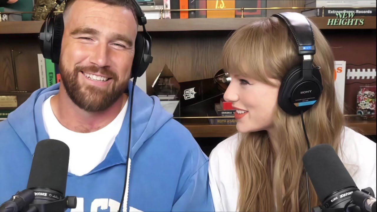 Taylor Swift and Travis Kelce FLIRTING with each other on New Heights and  ALL DETAILS about TS 12...