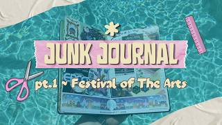 DISNEY JUNK JOURNAL✨🎨 ~ Time to junk journal for Festival of The Arts!