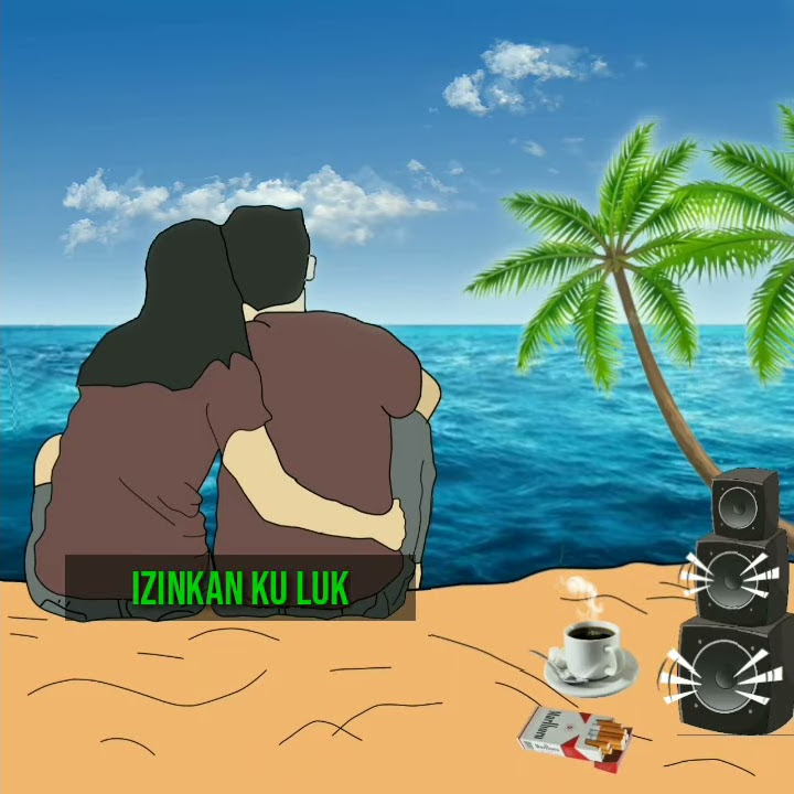 STORY WA ANIMASI ROMANTIS || MELUKIS SENJA