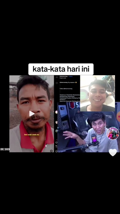 reaction tiktok Andre suhen|kata kata hari ini