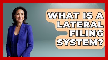 What Is A Lateral Filing System? - The Time Management Pro