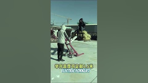Electric Forklift #Small Electric Forklift #Electric Transporter #Loading and Unloading...