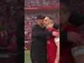 Jordan Henderson and Jurgen Klopp share a moment post game ❤️