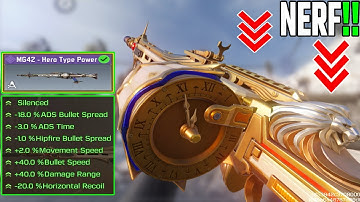 NERF MG42 Gunsmith Give Aimbot!! MG42 Gunsmith Are Meta in COD Mobile [TRY THIS].