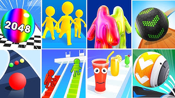 Join Clash 3d, 2048 Ball, Going Balls, Blob Runner 3d, Color Road, Bridge Race, Juice Run, Gyroscope