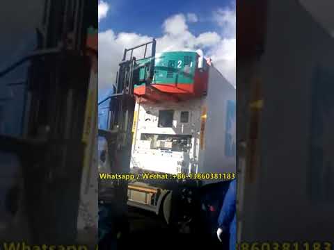 Installation video of Clip-On Generator Set for Reefer/refrigerated Container  Carrier Thermoking