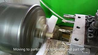 LinuxCNC makes ME 1/4 x 40 pipe nut blank.
