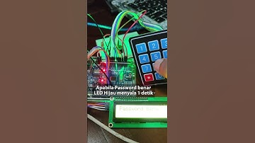 Fungsi Password menggunakan LCD, Keypad dan Buzzer #arduino #arduinotutorial #tech #electronic #diy