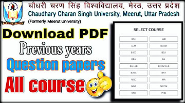 How To download CCSU Sample papers|| Save CCSU papers@IIMTGroupofColleges #ccsu #iimt