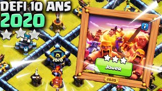 Réussir le Défi 2020 des 10 ans de Clash of Clans