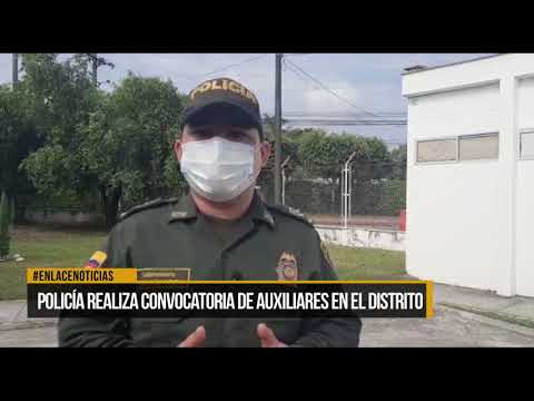 Policía realiza convocatoria de auxiliares en el distrito