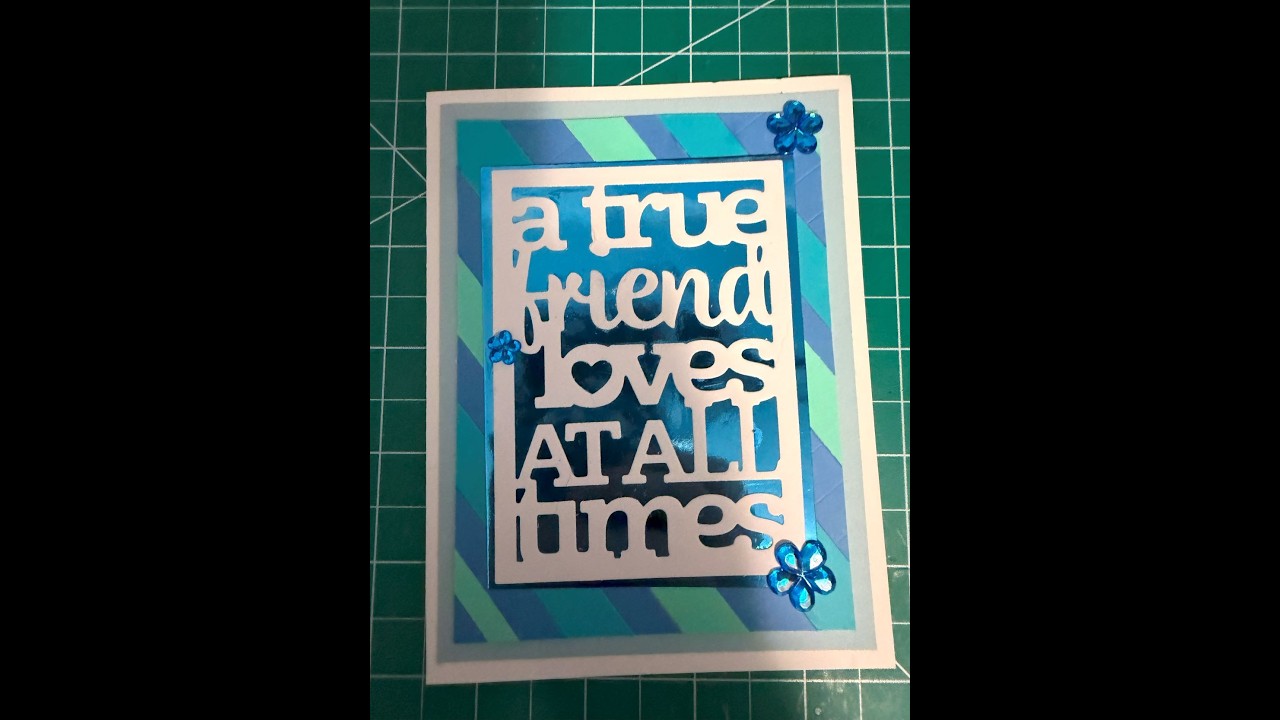Scrapbusting idea for a beautiful card!
