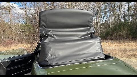 1968 Pontiac Firebird Convertible Top Operation