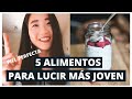 5 ALIMENTOS QUE TE HARÁN REJUVENECER EL ROSTRO & LUCIR MÁS JOVEN ¡PIEL PERFECTA! | Ana la Coreana