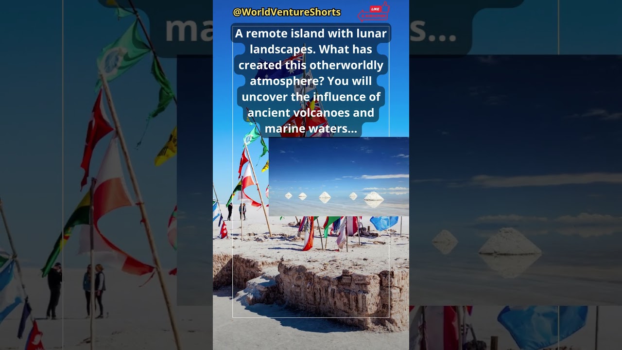 Salar de Uyuni, a salt desert that looks like snow - 