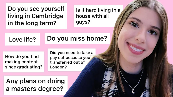 IT'S Q&A TIME | moving out, working in Cambridge, dating, future plans (let's catch up)