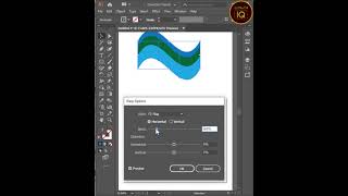 WRAP SHAPES MAKE SMOOTH CURVES IN ILLUSTRATOR #Shorts #illustrator #illuatratoriq #ytshorts #2021