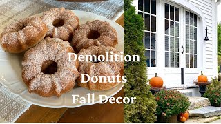 Pantry Demo, Homemaking tip, Apple cider donuts, Fall Decorating