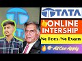 TATA Online Internship 2025 🔥 | No Fees, No Exam | All Students Can Apply ✅#tata #internship2025