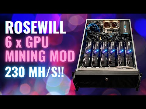 Server Case Modification for GPU Mining Rig. (Rosewill RSV-L4500 4U)