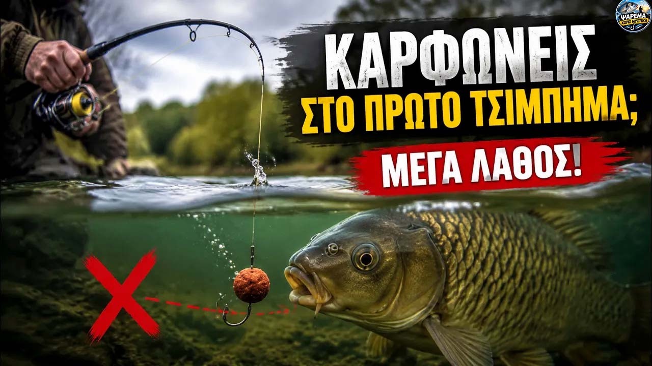 Καρφώνεις στο πρώτο τσίμπημα; Το μεγαλύτερο λάθος που κάνεις στο ψάρεμα (Και τι κρύβουν οι παλιοί)