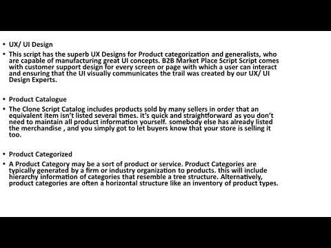 B2B Market Place Script | B2B Clone | B2B Marketplace Trading Script