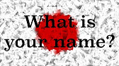 Learn Japanese What Is Your Name Youtube