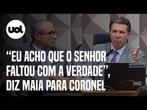 CPI 8/1: Arthur Maia diz que não acredita no depoimento do coronel Lawand