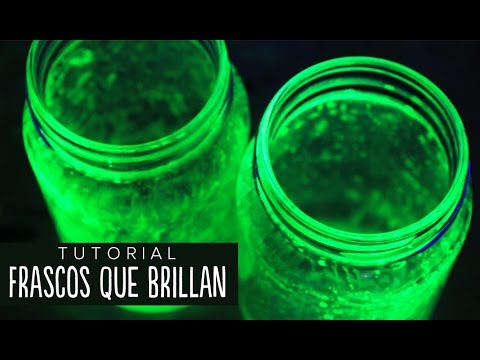 Cómo hacer frascos que brillan (fácil) - #RetoALiz ✎ Craftingeek