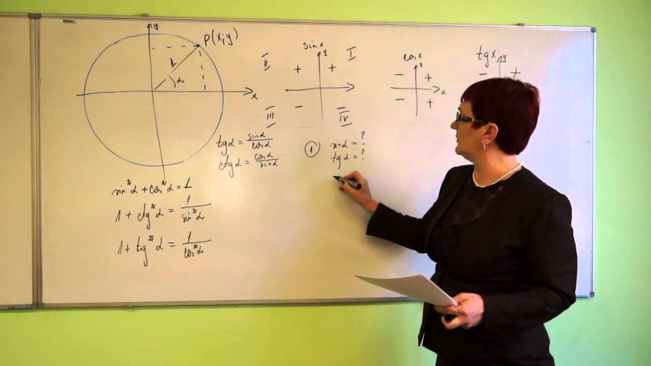 Trigonometrisko funkciju definēšana