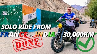 SOLO Ride from FRANCE to INDIA - 30,000 KM travelled on a Ducati Scrambler - India Motovlog EP 57 screenshot 5