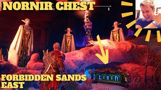 God of War Ragnarok - Alfheim Nornir Chest Forbidden Sands (East, Elf Library, Torches)