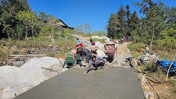 Đường Đoàn Kết Bà Con Hăng Hái Đi Làm Đường.Mí Tủa VLOG Nguyễn Tất Thắng