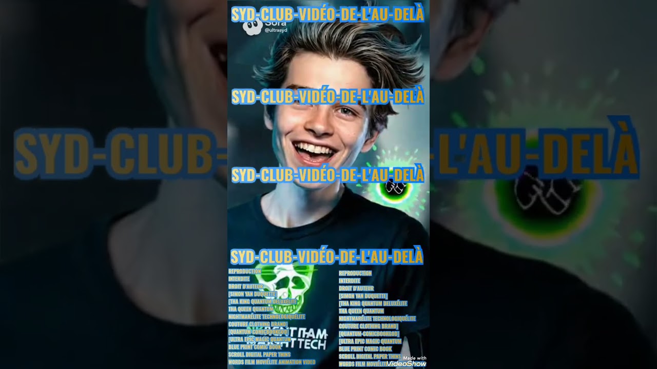 REPRODUCTION INTERDITE DROIT D'AUTEUR. SYD-CLUB-VIDÉO-DE-L'AU-DELÀ SIMON YAN DUQUETTE 2026