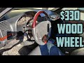 Mercedes w140 s500 VIP burl wood sport steering wheel upgrade: removal and insall