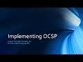 Implementing OCSP