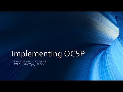 Implementing OCSP