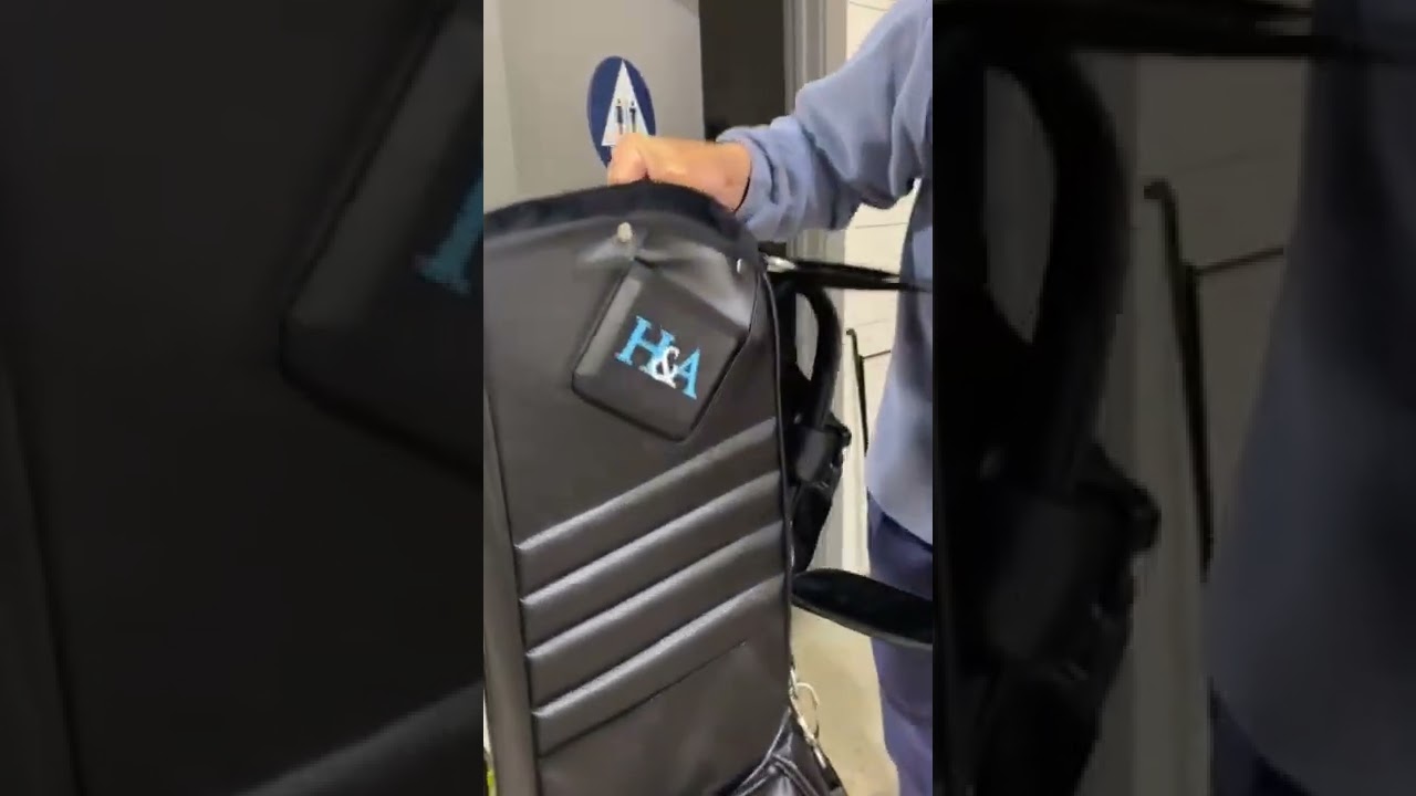 Hand-painted customization with your MNML GOLF Bag 🎨 