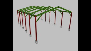 Portal Frame Generator &amp; CYPE 3D - omówienie programów na przykładzie hali stalowej