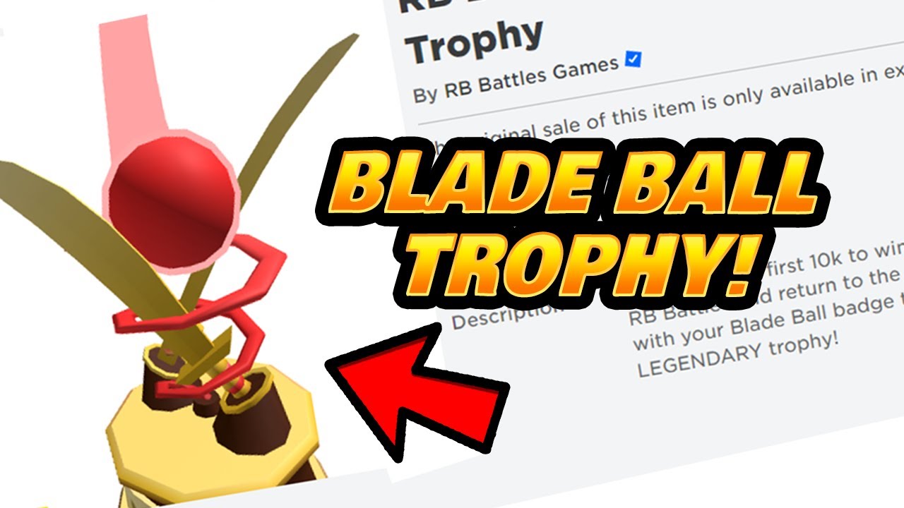 RB Battles Diamond Blade Ball Trophy's Code & Price - RblxTrade