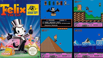 Полное прохождение  🎮 Felix The Cat nes (Кот Феликс на денди) 🎮  на русском языке 📺