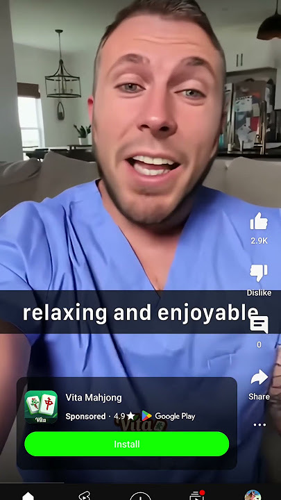 Vita Mahjong ad uses AI 