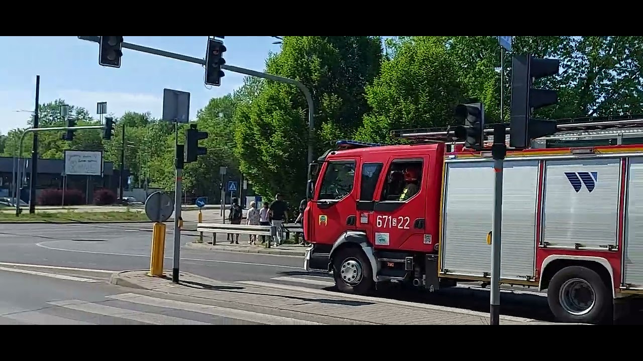 Przejazd Alarmowy wozu 671(S)22 - GBAPr 216750 Renault D 14WISS - JRG Zabrze