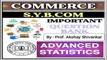 Advance Statistics MCQ | Model Question Of Advance Statistics | Revision of Advance Statistics B.Com