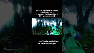 Stealing the Anomalous Sample off a team on sponsored dire marsh