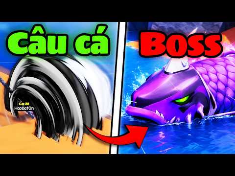 THỬ THÁCH PHÁ ĐẢO GAME CÂU CÁ VẠN CÂN TRONG ROBLOX VÀ CÁI KẾT