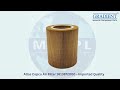 Imported Atlas Copco Air Filter 1613872000 | Gradient Screw Compressor Parts India
