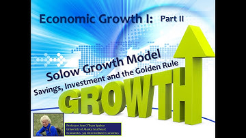 The Solow Growth Model Part II: Savings and the Golden Rule
